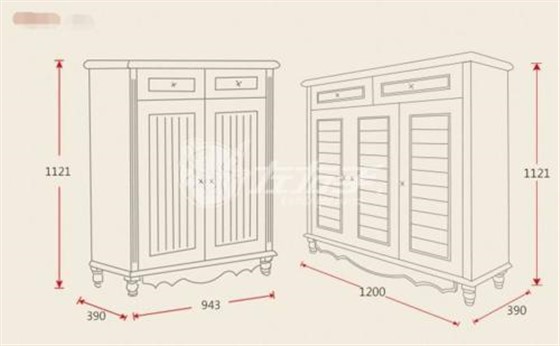 一般鞋柜尺寸是多少？鞋柜尺寸標(biāo)準(zhǔn)尺寸
