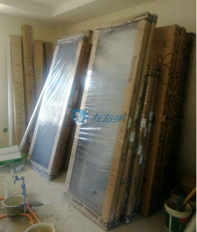 左右手湖北黃岡陽光窗、生態(tài)門、中空門安裝案例2