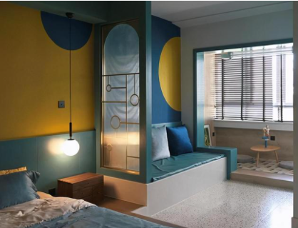 家具展設(shè)計(jì);把家具固定在地上，全屋無(wú)縫對(duì)接