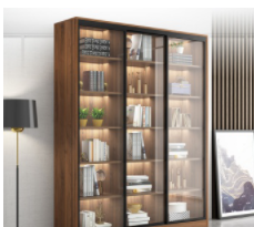 起居室效果圖設(shè)計(jì)，小客廳應(yīng)該買怎樣的展示柜？