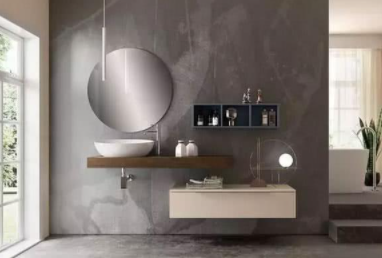 整體衛(wèi)生間設計：衛(wèi)生間浴室柜顏色材質(zhì)選擇很重要 既要好看也要實用