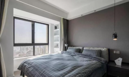 中式窗簾搭配：陽臺(tái)和臥室之間不做門，窗簾裝在哪里好？