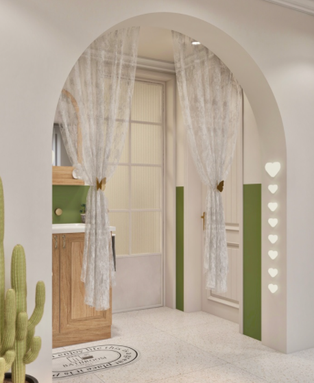 pvc浴室柜廠家：干濕二分離，浴室柜做轉(zhuǎn)角設計擴容2倍