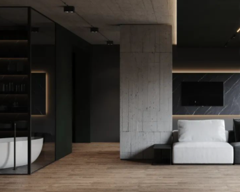 上海家裝室內設計：室內無主照明設計元素  磁吸燈！