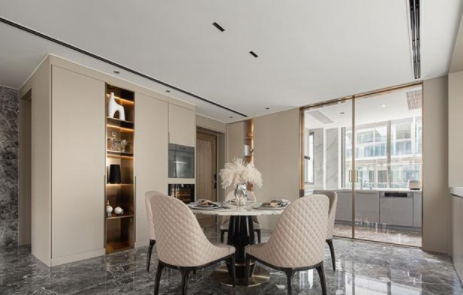 衣帽間門尺寸：最豪橫的新房，這效果才叫高級，主臥室還帶有獨立衣帽間