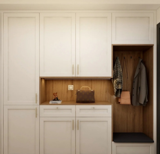 房屋裝飾效果圖，玄關柜注意的幾個細節(jié)點