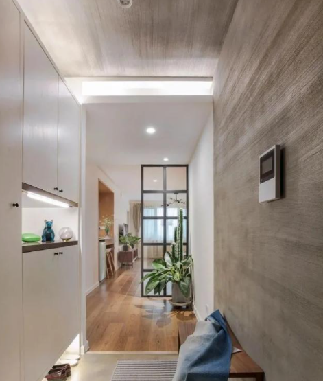 進門鞋柜設計：玄關只放鞋柜就落伍了，現在流行這樣設計