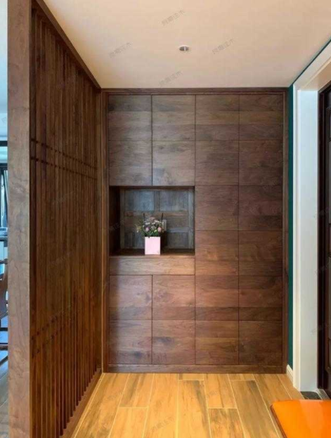 鄭州小戶型中式裝修，直入式戶型如何設(shè)計(jì)玄關(guān)？