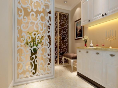 客廳家裝隔斷設(shè)計(jì)：屏風(fēng)隔斷設(shè)計(jì)圖，浪漫唯美屏風(fēng)隔斷欣賞