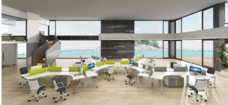 簡約風格家具家裝，現代簡約風線條型辦公家具設計