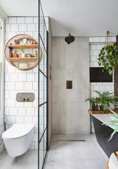 整體淋浴房安裝：夢(mèng)幻般的步入式淋浴房設(shè)計(jì)，為浴室增添些許奢華