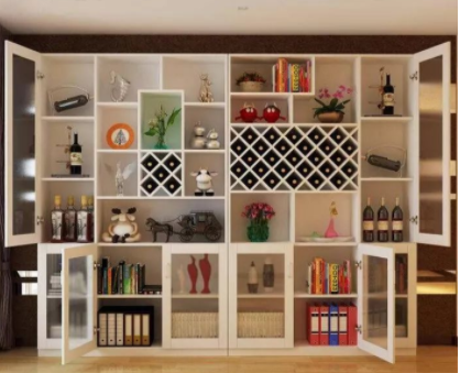 客廳裝飾效果圖，客廳裝飾柜怎么進行選購？