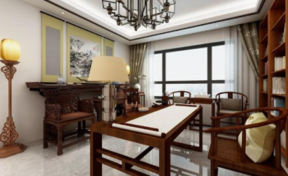 新中式風格家具：新中式書房裝修要素 新中式書房裝修設(shè)計方案