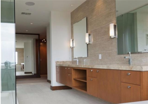 【實木浴室柜品牌】衛(wèi)生間別裝浴室柜了！換成一塊板+移動立柜